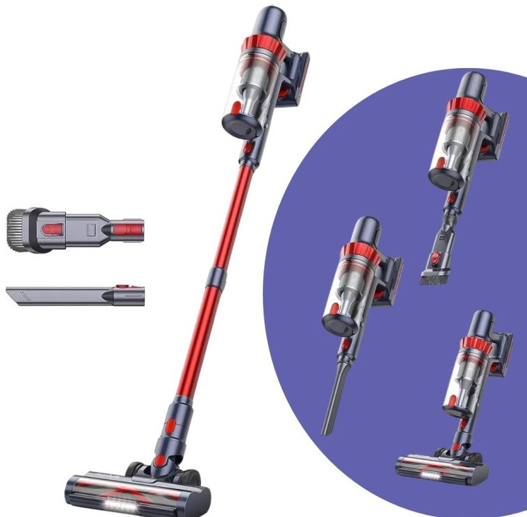 Aspirator vertical puternic, fără fir, de mână